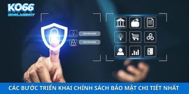 Các bước triển khai chính sách bảo mật chi tiết nhất 