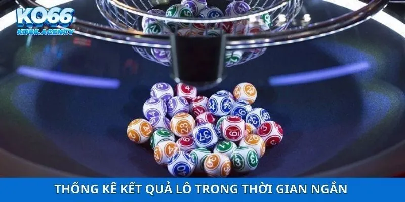 Thống kê kết quả lô trong thời gian ngắn cho người theo dõi